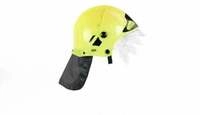 heo Klein 8903 - Feuerwehrhelm mit Visier, neon