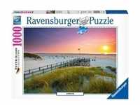 Puzzle Ravensburger Sonnenuntergang über Amrum Deutschland Edition 1000 Teile