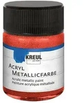 KREUL Acryl Metallicfarbe rot 50ml Glas