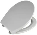 WC Sitz Mod. Samos Concrete Grey, Toilettendeckel mit Absenkautomatik