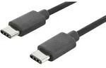 Digitus USB-Kabel USB 2.0 USB-C&reg; Stecker, USB-C&reg; Stecker 1.80 m Schwarz Rund,