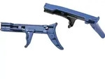 HellermannTyton MK21 Kabelbinderzange Blau, Schwarz