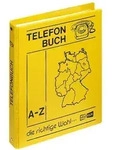 VELOFLEX Telefonringbuch 4 Ringe 25 Blatt gelb DIN A5 R&uuml;ckenbreite 1,6cm
