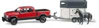 bruder 02501 RAM 2500 Power Wagon + Pferdeanh&auml;nger mit Pferd