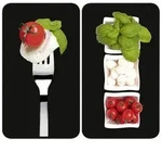 Herdabdeckplatte Universal Mod. Caprese, 2er Set, f&uuml;r alle Herdarten geeignet