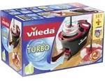 Vileda 158572 TURBO BOX inkl. TURBO REFILL MICROFIBRE 2in1 Ersatzkopf Wisch-Set 1St.