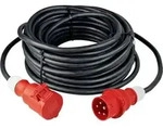 AS Schwabe 61025 Strom Verl&auml;ngerungskabel 32 A Schwarz 25.00 m H07RN-F 5G 4 mm2