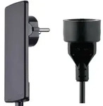 EVOline 151000155100 Strom Verl&auml;ngerungskabel 16 A Schwarz 1.50 m H05VV-F 3G 1,5 mm2