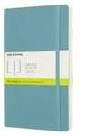 Moleskine Notizbuch Large/A5, Blanko, Soft Cover, Riff Blau