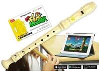 Flute Master (App) mit Blockfl&ouml;te aus Kunststoff (deutsche Griffweise)