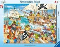 Rahmenpuzzle Ravensburger Angriff der Piraten 36 Teile