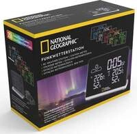 Bresser 15568 - NATIONAL GEOGRAPHIC Multi-Colour-Funkwetterstation mit wechselndem