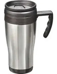 MATO interpr&auml;sent Thermobecher Edelstahl (geb&uuml;rstet), Schwarz 0.4l 4180