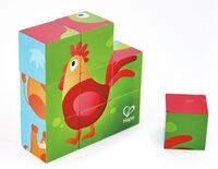 Hape Blockpuzzle Bauernhof (Kinderpuzzle)