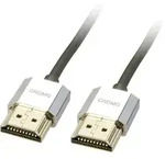 LINDY HDMI Anschlusskabel HDMI-A Stecker, HDMI-A Stecker 0.50m Schwarz 41670 4K UHD