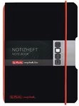 Herlitz Notizheft my.book flex A6 kariert schwarz