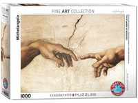 Eurographics 6000-2016 - Die Erschaffung Adams (Detail) von Michelangelo , Puzzle,