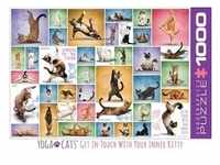 Eurographics 6000-0953 - Yoga Katzen , Puzzle, 1.000 Teile