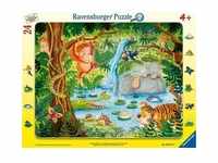 Rahmenpuzzle Ravensburger Dschungelbewohner 24 Teile