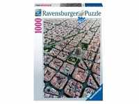 Puzzle Ravensburger Barcelona von Oben 1000 Teile
