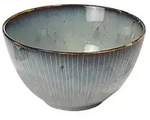 Broste copenhagen Sch&uuml;ssel Nordic Sea, Keramik Graublau 15 cm
