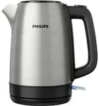 Philips Home HD9350/90 Daily Wasserkocher Edelstahl, Schwarz Fassungsverm&ouml;gen: 1.7 l