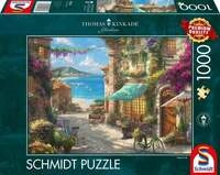 Caf&eacute; an der italienischen Riviera (Puzzle)
