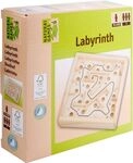 Classic Games Holz Labyrinth 12 x 12 cm