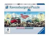 Puzzle Ravensburger Mit dem VW Bulli über den Brenner 1000 Teile