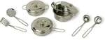 Small foot 8953 - Kochgeschirr Profi, Koch-Set f&uuml;r Kinderk&uuml;che, Metall, 11-teilig