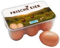 Kaufmannsladenartikel Frische Eier in SB Packung 6 St&uuml;ck