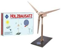 PEBARO 834/2 - Solar Holzbausatz Windrad, 22-teilig, Holzkonstruktion mit