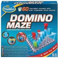 ThinkFun - 76373 - Domino Maze, das kniffelige Logikspiel mit dem Dominoeffekt f&uuml;r