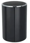 Schwingdeckeleimer Mod. Inca Black, hochwertiger Kunststoff, 5 Liter