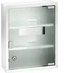 Medikamentenschrank Edelstahl 30 x 40 cm, gl&auml;nzend