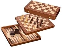 Schach Backgammon Dame Set, Feld 50 mm