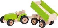Traktor gr&uuml;n mit Anh&auml;nger