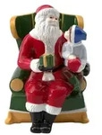 Villeroy & Boch Christmas Toy's Santa auf Sessel