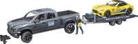 bruder 02504 RAM 2500 Power Wagon + BRUDER Roadster Racing Team