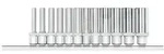Gedore RED R41008012 Steckschl&uuml;sseleinsatz-Set 12teilig 3300021