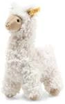 Steiff 069444 - Leandro Lama, stehend, wei&szlig;, Pl&uuml;sch, 19 cm