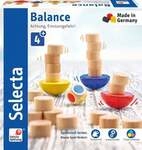 Selecta 63001 - Balance, W&uuml;rfel- und Stapelspiel, Holz, 33-teilig