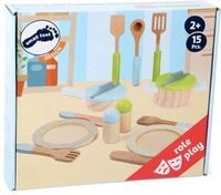 Geschirr- und Topfset Kinderk&uuml;che