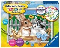 CreArt, Malen nach Zahlen Kinder - Putzige Freunde