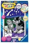 CreArt, Malen nach Zahlen Kinder - Hund und Katze