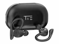 Tie Studio TBE1018 Sport In Ear Kopfhörer Bluetooth® Schwarz Wasserbeständig,