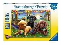 Puzzle Ravensburger Hunde Picknick 100 Teile XXL, Spielwaren