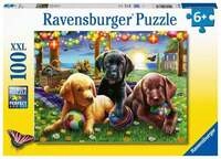 Puzzle Ravensburger Hunde Picknick 100 Teile XXL