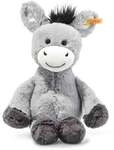 Steiff 073748 - Dinkie Esel, grau, Pl&uuml;sch, 30 cm