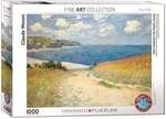 Strandweg zwischen Weizenfeldern von Claude Monet 1000 Teile
